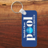 Zwembadreinigingservice Sleutelhanger (Voorkant)