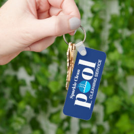 Zwembadreinigingservice Sleutelhanger