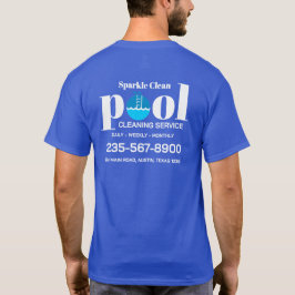 Zwembadreinigingservice T-shirt