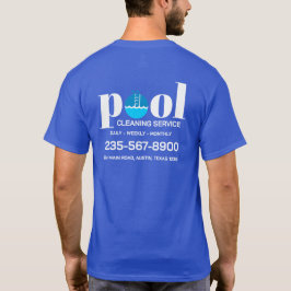 Zwembadreinigingservice T-shirt