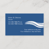Zwembadservice Visitekaartjes (Achterkant)
