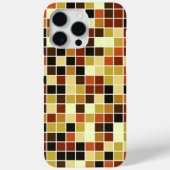 Zwembadtegels, bruine mozaïektegels, geometrisch p Case-Mate iPhone case (Achterkant)