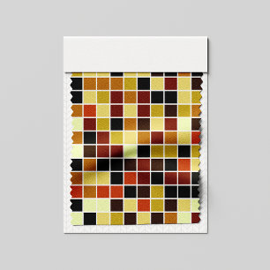 Zwembadtegels, bruine mozaïektegels, geometrisch p stof