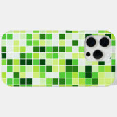 Zwembadtegels, groene mozaïektegels, geometrisch p Case-Mate iPhone case (Achterkant (horizontaal))