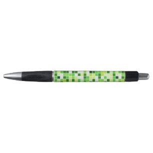 Zwembadtegels, groene mozaïektegels, geometrisch p pen
