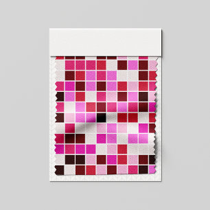 Zwembadtegels, Roze Mozaïektegels, Geometrisch Pat Stof