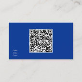 Zwembadwater   QR toevoegen  Visitekaartje (Achterkant)