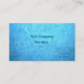 Zwembadwater   QR toevoegen  Visitekaartje (Voorkant)