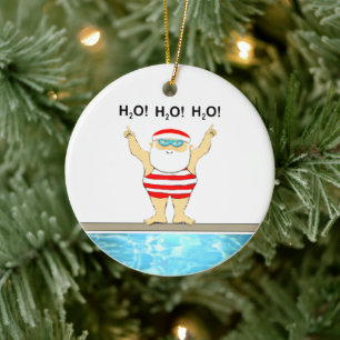 Zwembare collectie keramisch ornament