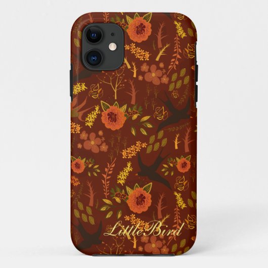 Zwembare vogelzaak iPhone case (Achterkant)