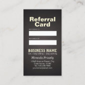 Zwembehandeling en wegwerpverwijzing Kaart (Achterkant)