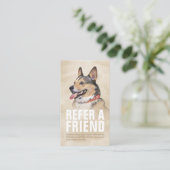 Zwembehandeling en wegwerpverwijzing Kaart (Staand voorkant)