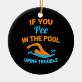 zwembenerwt keramisch ornament (Voorkant)