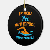 zwembenerwt keramisch ornament (Links)