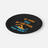 zwembenerwt papieren bordje (Gekanteld)