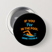 zwembenerwt ronde button 7,6 cm (Voorkant /achterkant)