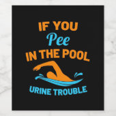 zwembenerwt wijn etiket (Enkel label)