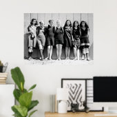 ZWEMBLAUTEFLORIDA 1920 POSTER (Thuiskantoor)