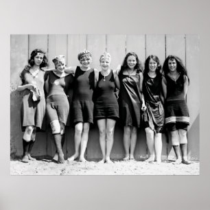 ZWEMBLAUTEFLORIDA 1920 POSTER