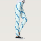 zwemblauwe vis leggings (Rechts)