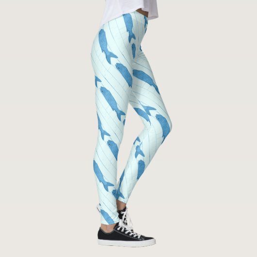 zwemblauwe vis leggings (Rechts)