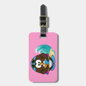 zwembleem bagagelabel (Voorkant verticaal)