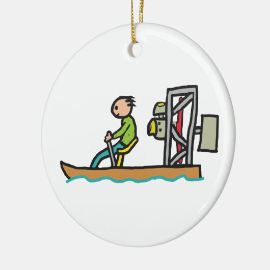 Zwemboer Keramisch Ornament (Links)