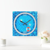 Zwembollen van de Zwemwandklok Vierkante Klok (Huis)