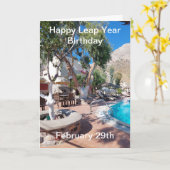 Zwembollep Jaar geboortenkaart Kaart (Gele Bloem)