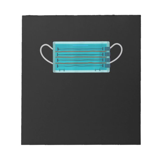 Zwembolmaskers Masker voor het gezichtsveld Masker Notitieblok (Voorkant)