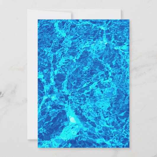 Zwembolpartij Kaart (Achterkant)