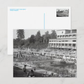 Zwembool,  briefkaart (Voorkant / Achterkant)