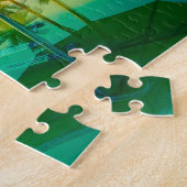 Zwembool op Sunset Jigzaag Puzzle Legpuzzel (Zijkant)