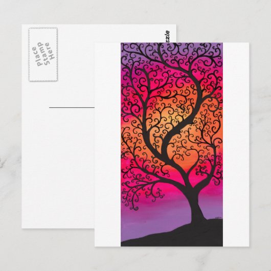 Zwemboom Briefkaart (Voorkant / Achterkant)