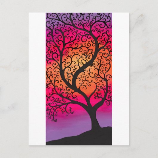 Zwemboom Briefkaart (Voorkant)