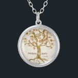 Zwemboomstamwortels Verouderde persoonlijke namen  Zilver Vergulden Ketting<br><div class="desc">SELECTIE VAN KLEUREN: Dit ontwerp is voorzien van crème, bruin, chocoladebruin en goudbruin, sinaasappel en roest. ONTWERP: Het kunstwerk voor deze elegante, formele maar enigszins rustige partijuitnodiging is handwater gekleurd door Audrey Jeanne Roberts. De achtergrond is een verouderd stijlperkament, lichter aan één kant en dieper dan aan de achterkant. De...</div>