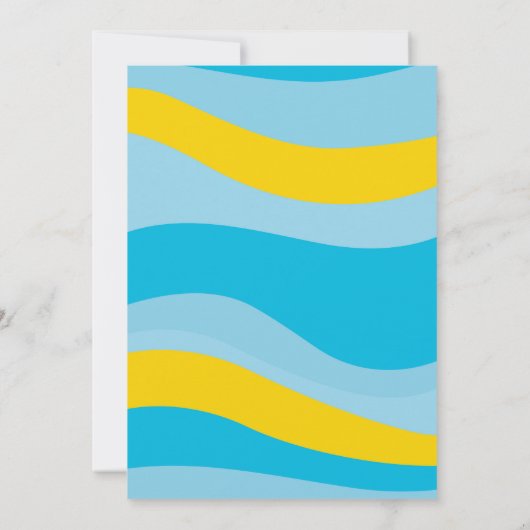 Zwemborrel ter afsluiting, kleuterschool, middelba kaart (Achterkant)