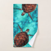Zwembranen met draaimolen bad handdoek (Handdoek)