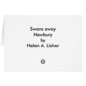 Zwembriefkaart (Achterkant Horizontaal)