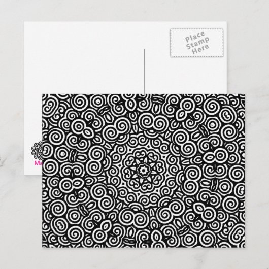 Zwembriefkaart Briefkaart (Voorkant / Achterkant)