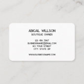 zwembroek visitekaartje (Achterkant)