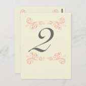  zwembroeken, Oranje, grijs weddenschapsnummer Briefkaart (Voorkant / Achterkant)