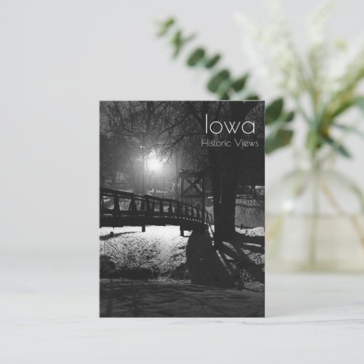 Zwembrug in Ames Iowa Briefkaart (Staand voorkant)