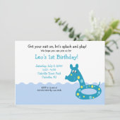 Zwembuis 5 x 7 zondagse uitnodigingen (Staand voorkant)