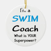 zwembus keramisch ornament (Voorkant)