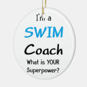 zwembus keramisch ornament (Links)