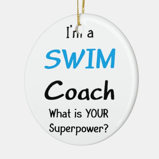 zwembus keramisch ornament (Links)