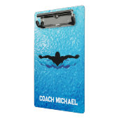 Zwembus Zwembad Gepersonaliseerde naam Mini Klembord (Angled2)