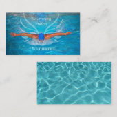 Zwembusvisitekaartje Visitekaartje (Voorkant / Achterkant)