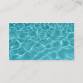 Zwembusvisitekaartje Visitekaartje (Achterkant)